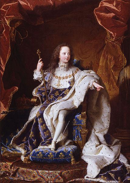 Hyacinthe Rigaud Portrait de Louis XV Germany oil painting art